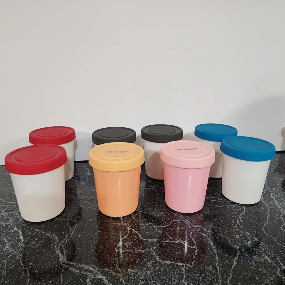 StarPack Portion Control Mini Ice Cream Containers for Homemade Ice Cream 8 Pc.